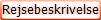 Rejsebeskrivelse